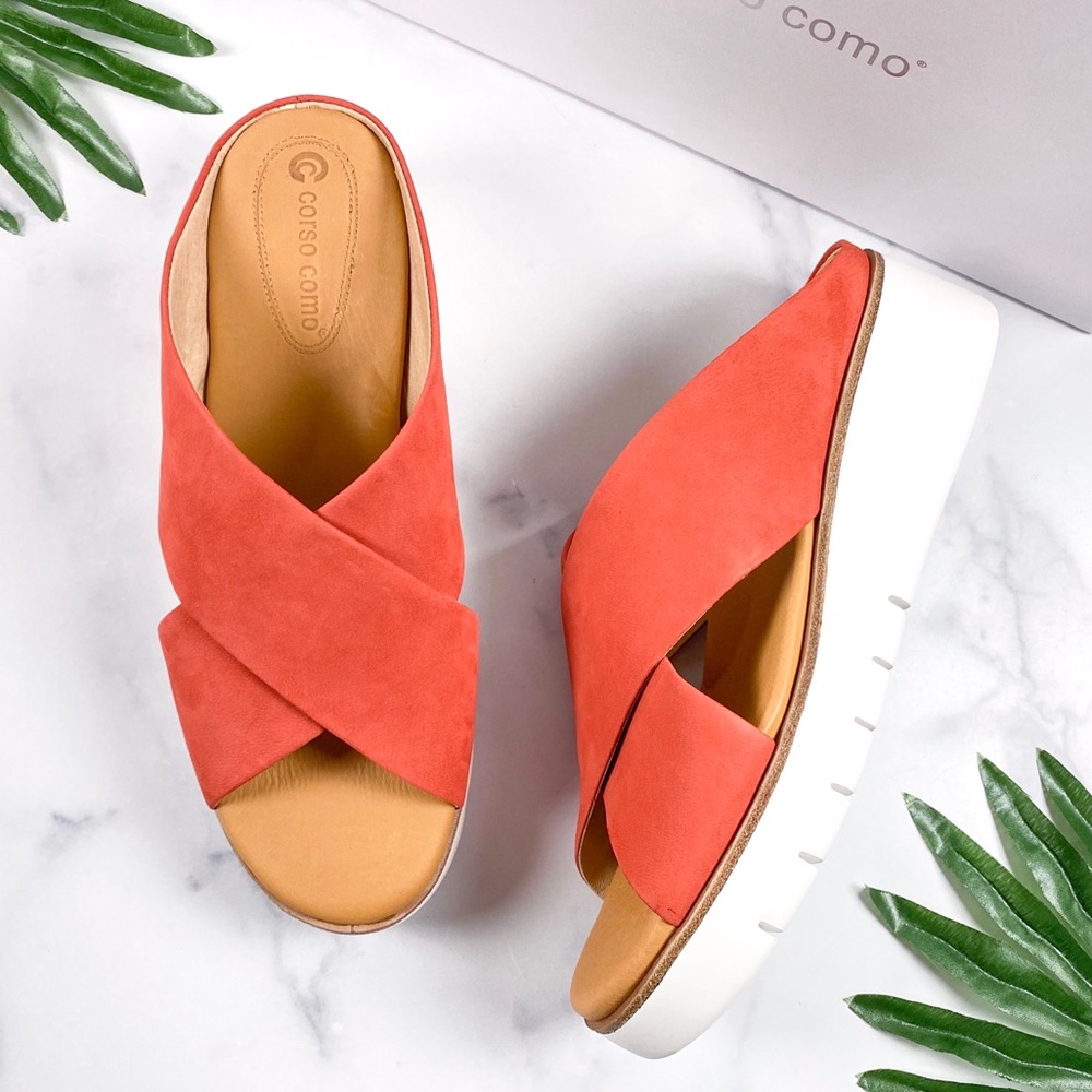 NIB Corso Como Brunna Platform Slide Sandal 8M